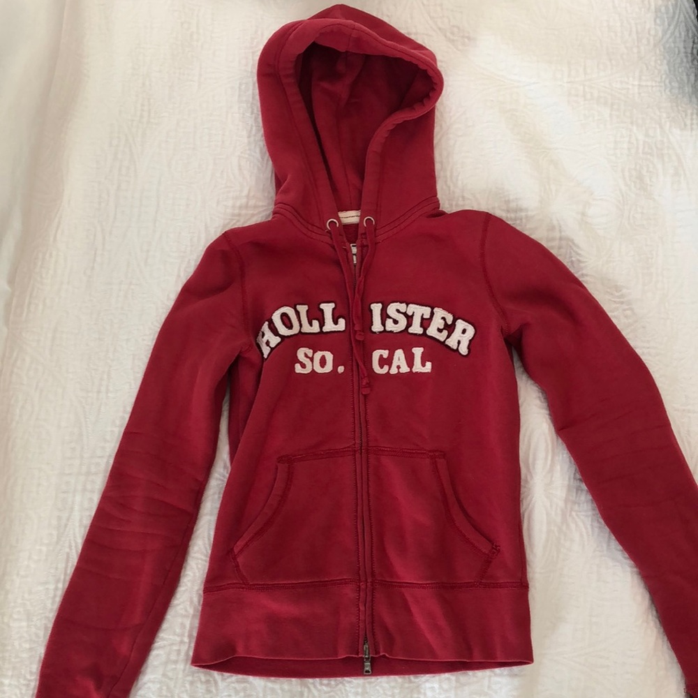 Hollister Zip Up Hoodie